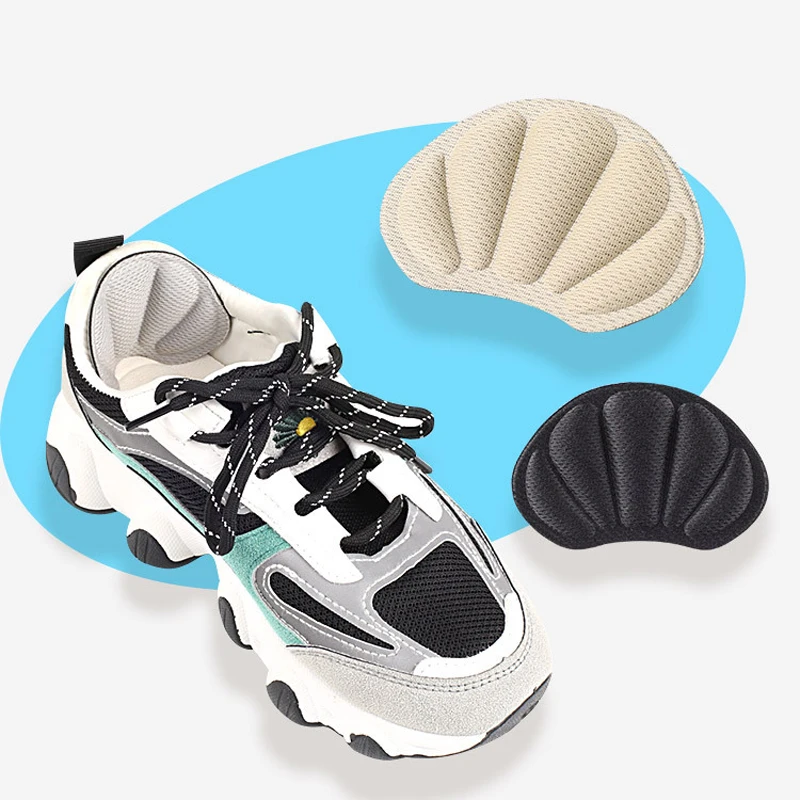 여성용 신발 안창, 하이힐 쿠션 패드, 크기 조절, 접착 힐 패드 라이너 그립, 보호대 통증 완화, 발 관리