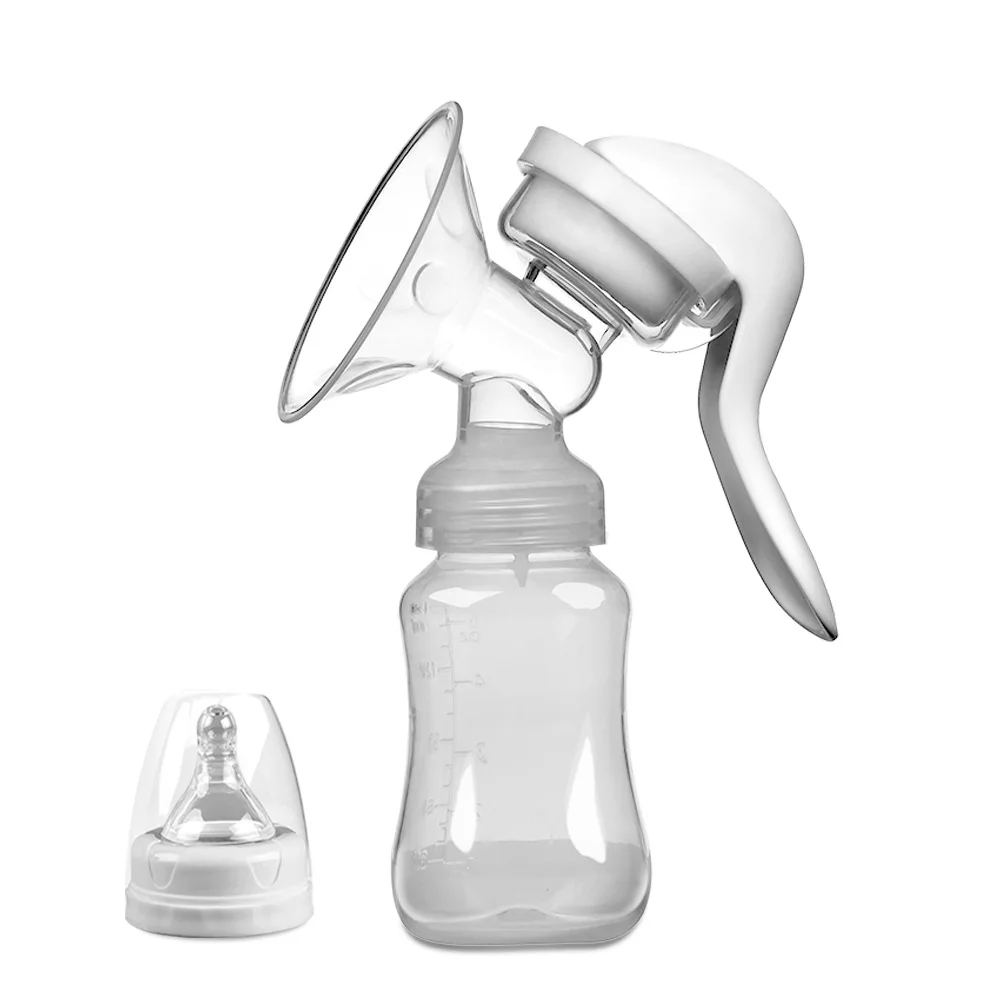 Powerful Easy Use Sucking Manual Design Feeding Breast Pumps Large Suction Breast Massage Milk Sucker Puller Milker Pump