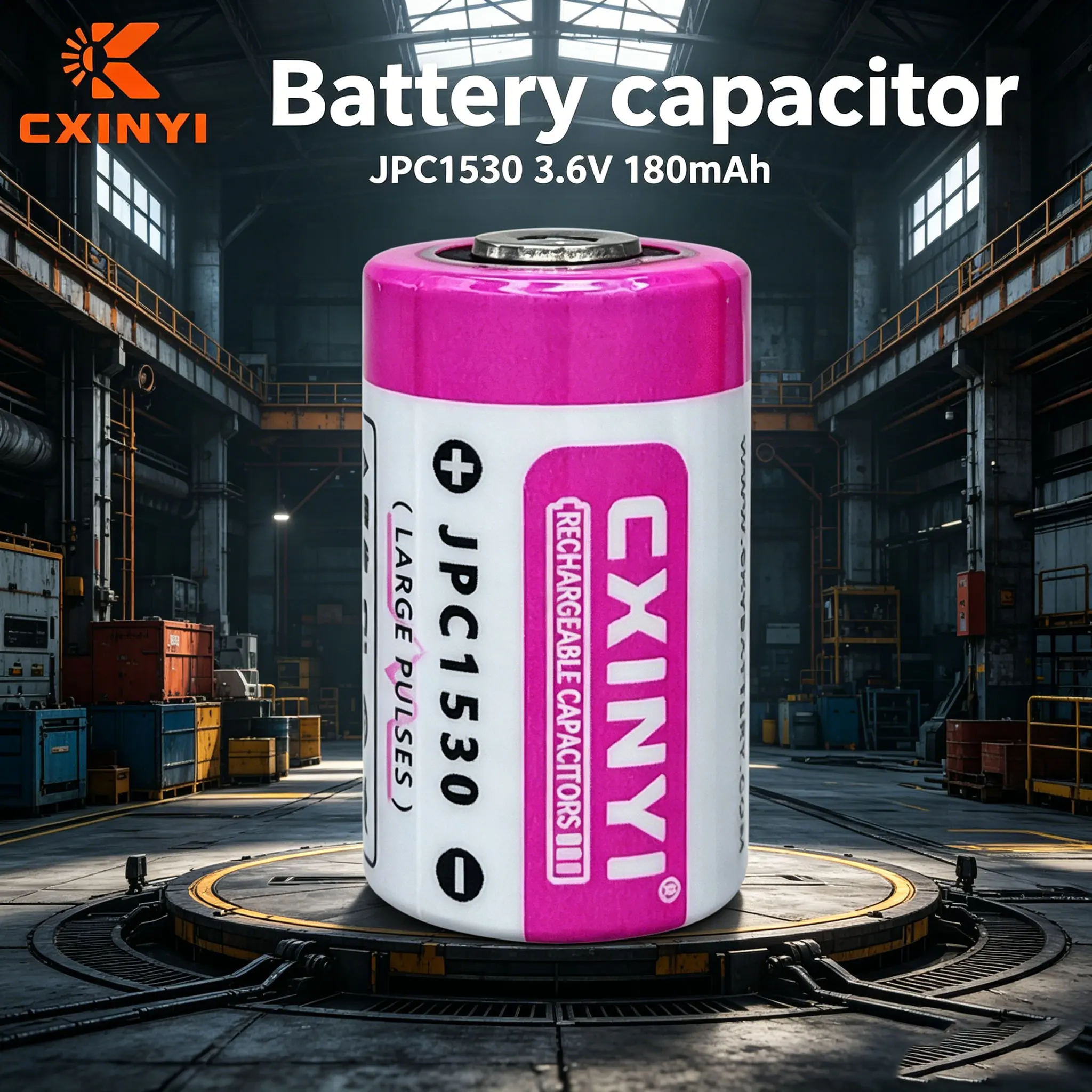 

CXINYI JPC1530 Composite pulse supercapacitor 3.6V electronic tag intelligent water meter flowmeter GPS locator