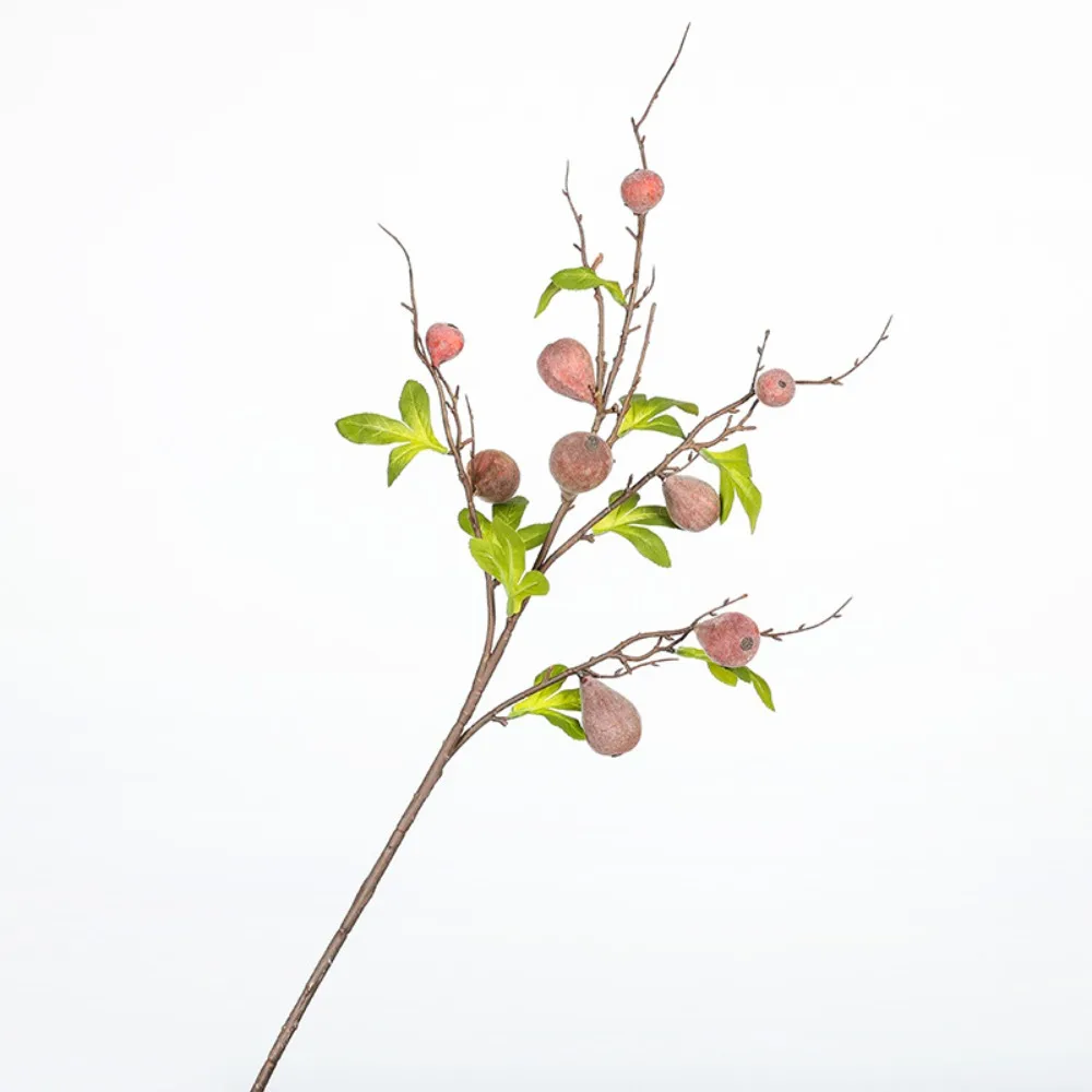 

With Leaves Simulated Fruit Creative Reusable Fig Tree Branches Artificial Exquisite Flower Arrangement Office