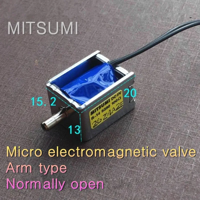 Válvula de pressão arterial eletrônica, válvula eletromagnética micro R-14 5390, tipo braço, normalmente aberta