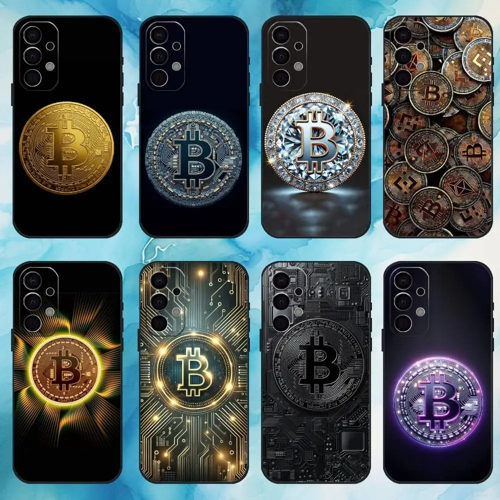 

Crypto Currency Bitcoin BTC Phone Case For Samsung Galaxy A73,A72,A71,A70,A53,A52,A51,Others Soft Black Cover