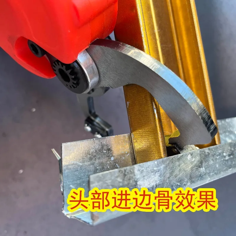 Cordless Light Steel Keel Crimper, Rivet‑Free One‑Hand Punching Plier for Drywall Ceiling & Partition Installation