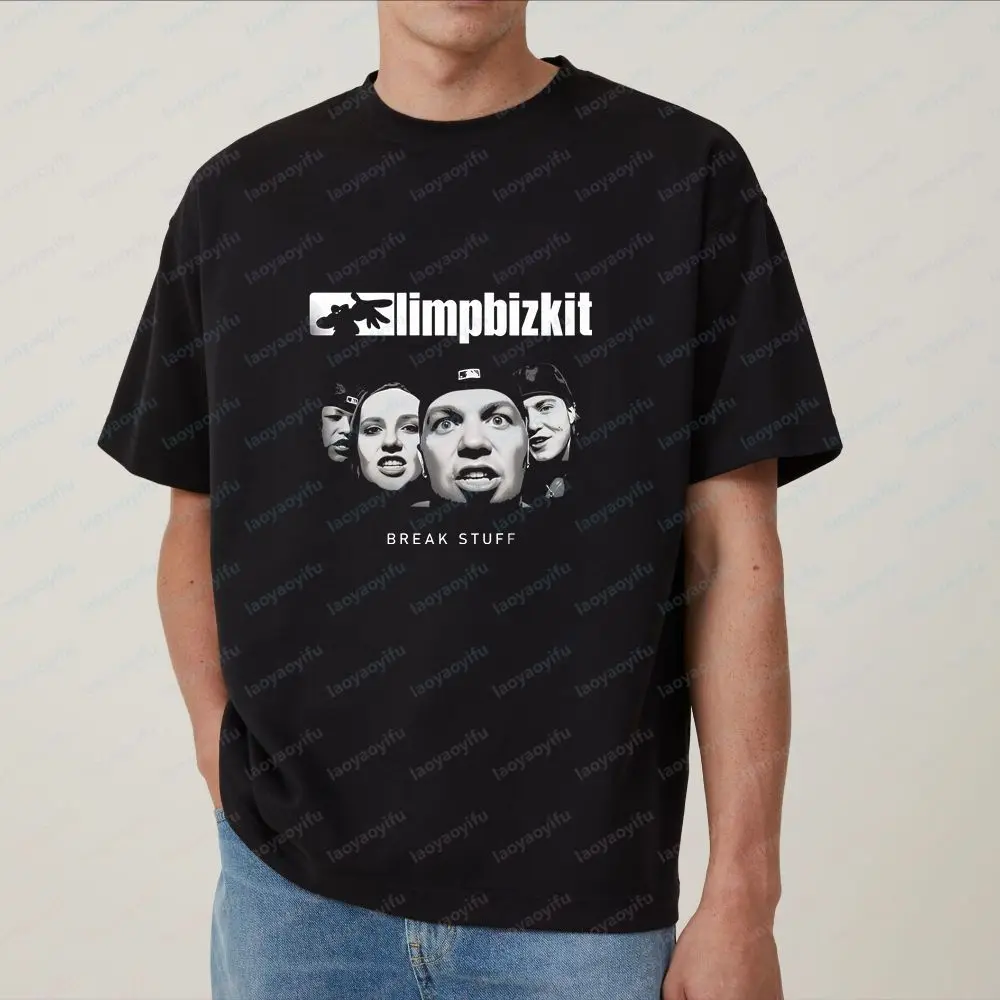 LimpBizkit - Soft Cookie Band Summer Casual Trendy Multi-Purpose Short-Sleeved Men's and Women's Round-neck T-Shirt