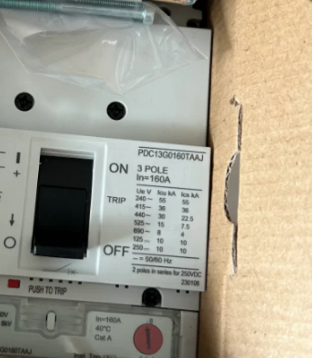 New PDC13G0160TAAJ New plastic case circuit breaker  EA