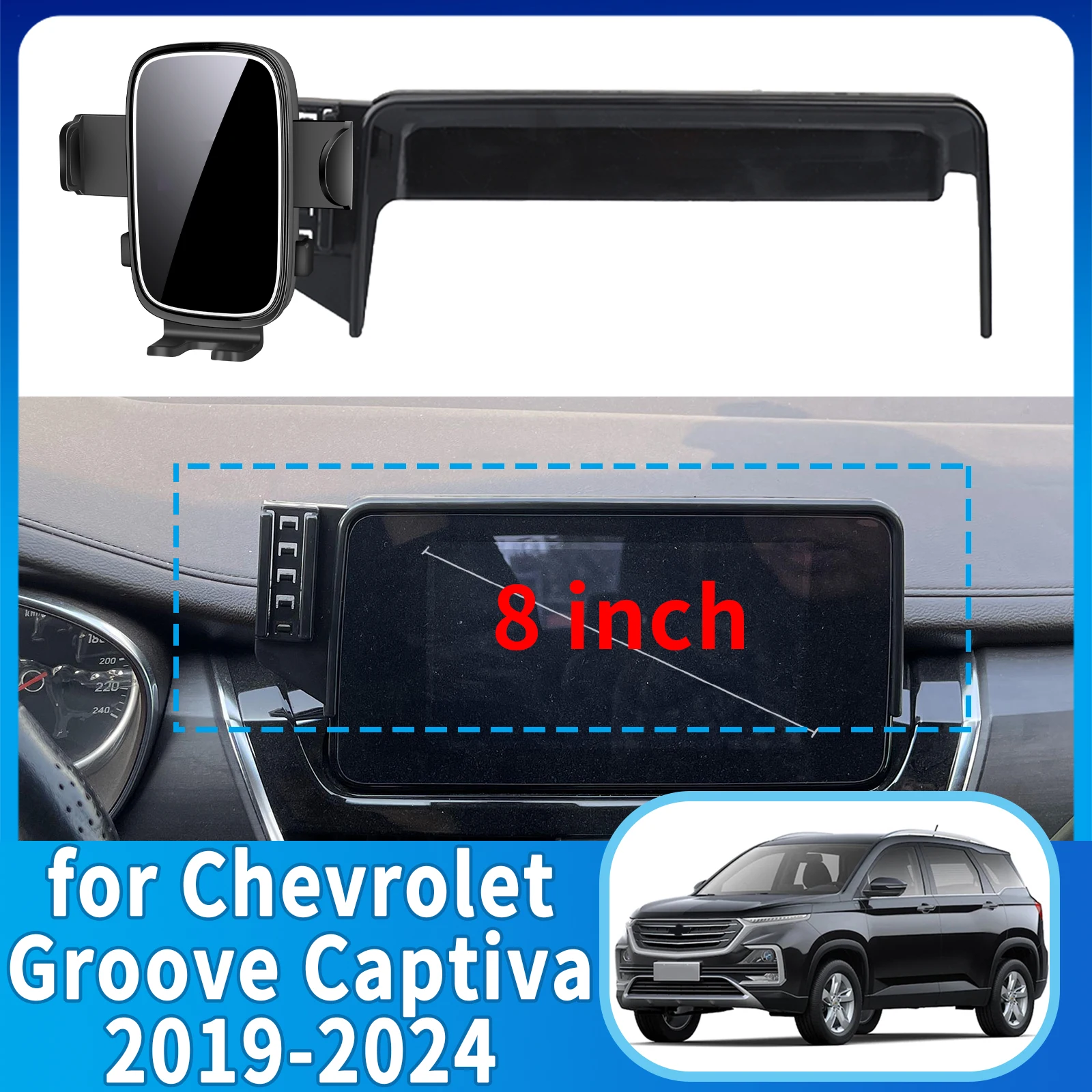 

fit for Chevrolet Groove Captiva 2019 2020-2024 Phone Holder, Dashboard Screen Mount Bracket Easy Installation​​ Car accessoires