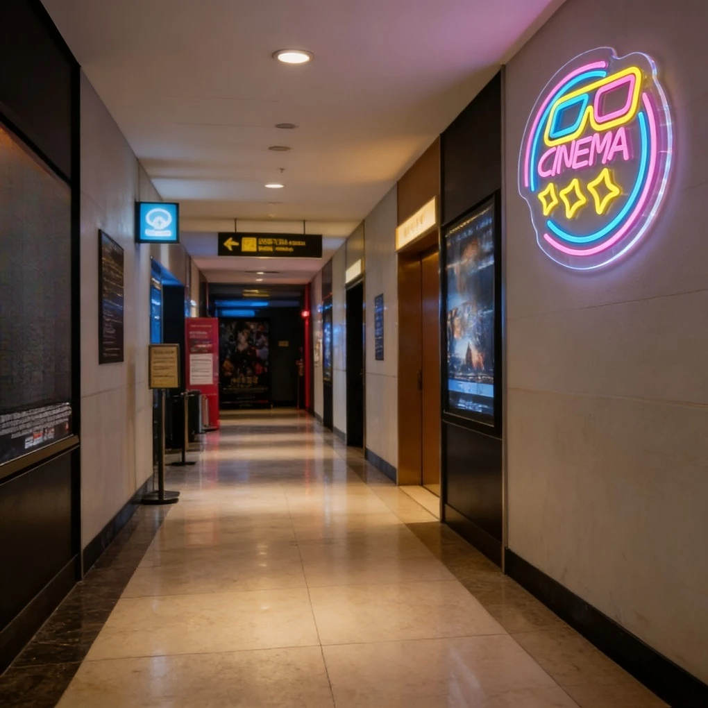 Kino-Neonschild LED-Wandkunst – Home Cinema Wall Lights Bewertung und Preis