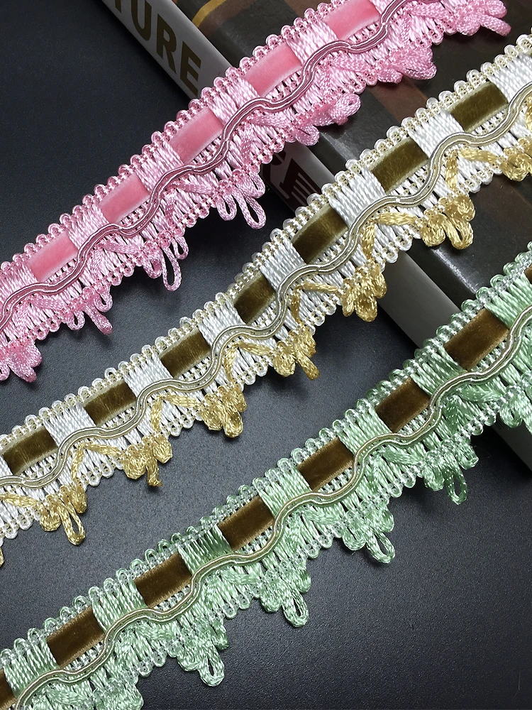 

Sofa Chair Cover Pillow Lace Curtain Decorative Accessories Bedding Car Cover Fabric Patchwork Weaving Tape