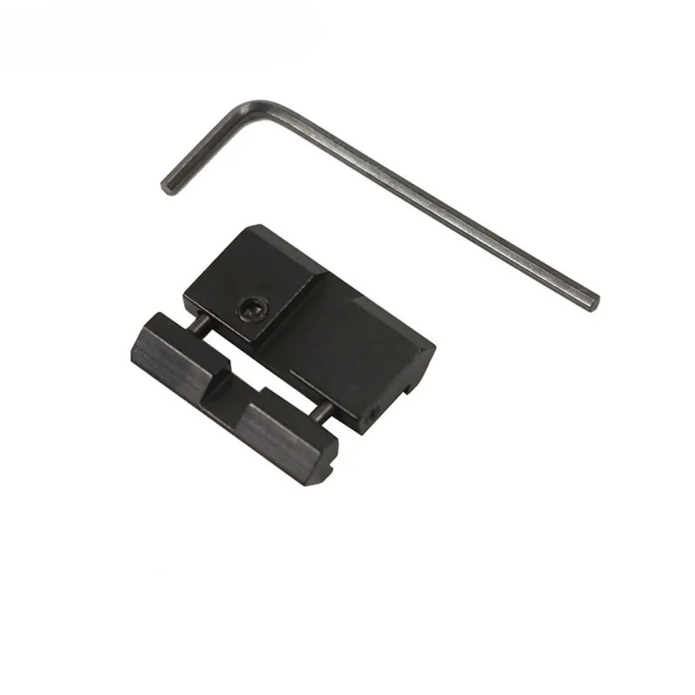 Adaptador de alcance táctico, cola de milano de 11mm a 20mm, Base de montaje en riel Weaver Picatinny, adaptador de montaje de alcance de riel a presión