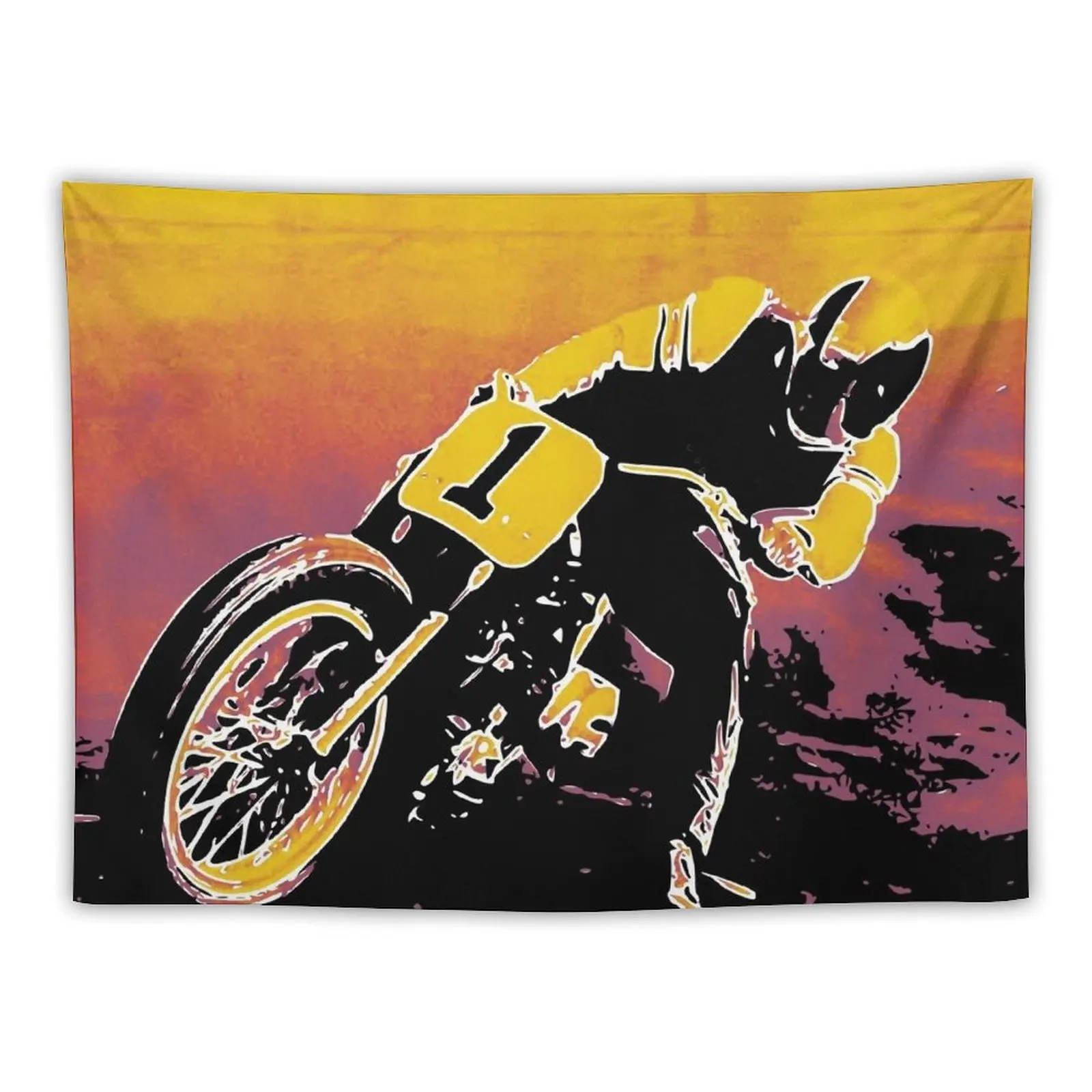 

Flat Track Tapestry Aesthetic Decoration Decoration Room Art Mural Decorative Wall Murals Tapestry