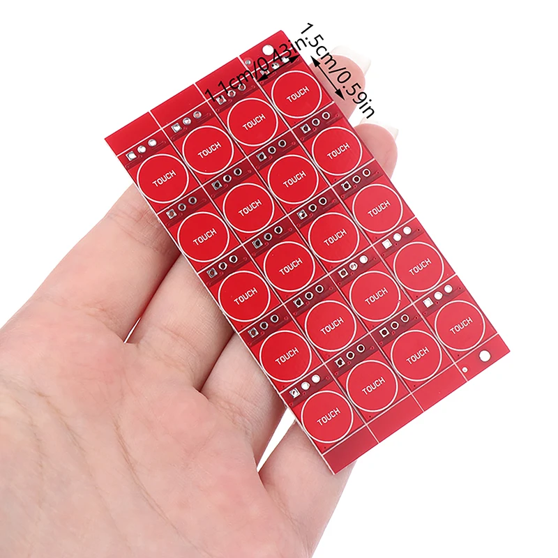 20PCS TTP223 Touch Button Module Capacitor Type Single Channel Self Locking Touch Switch Sensor