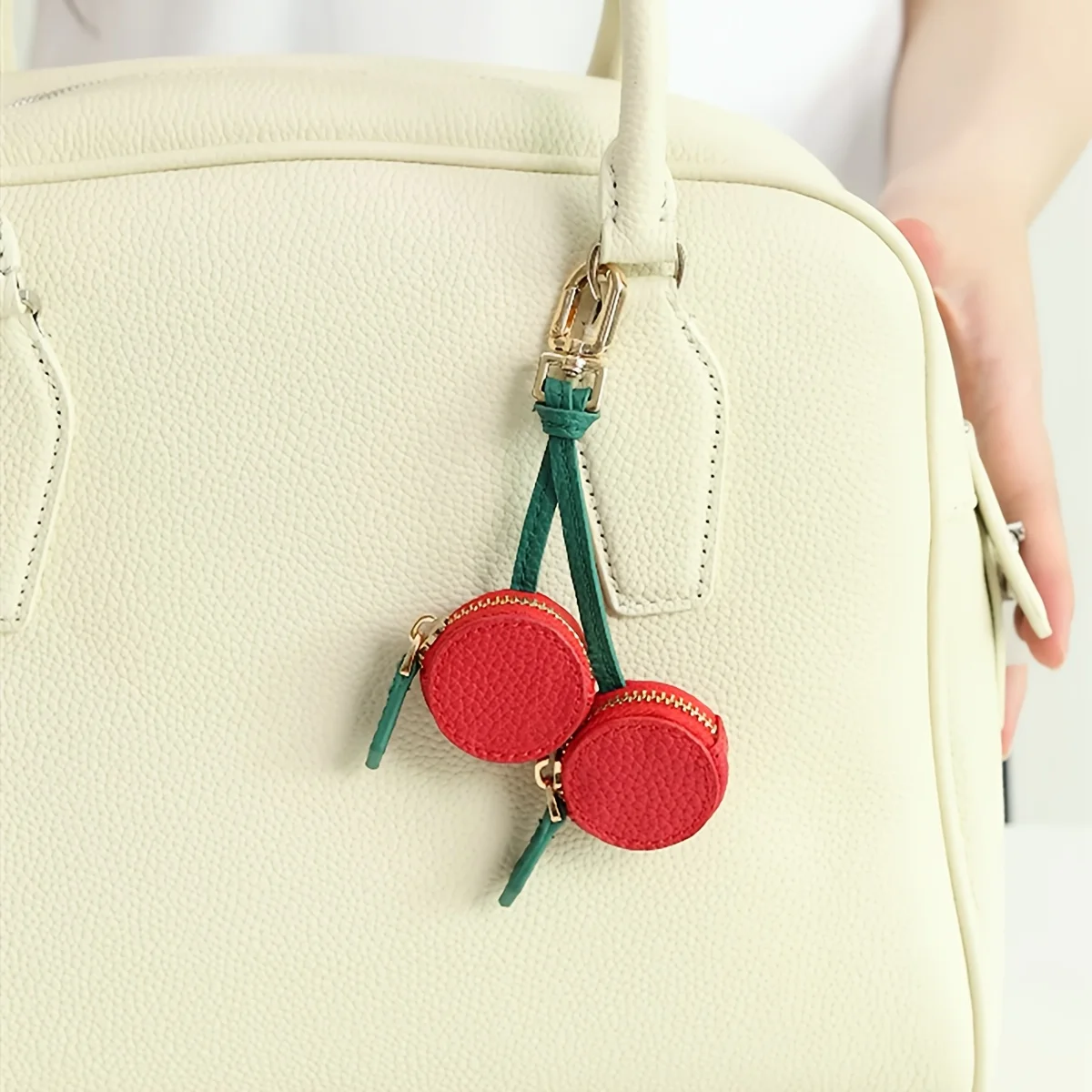 Fruit-Themed Coin Purse,Coin Storage Small Wallet with Keychain,Zipper Closure,Cute Fruit Design,Fashionable Pendant Accessories