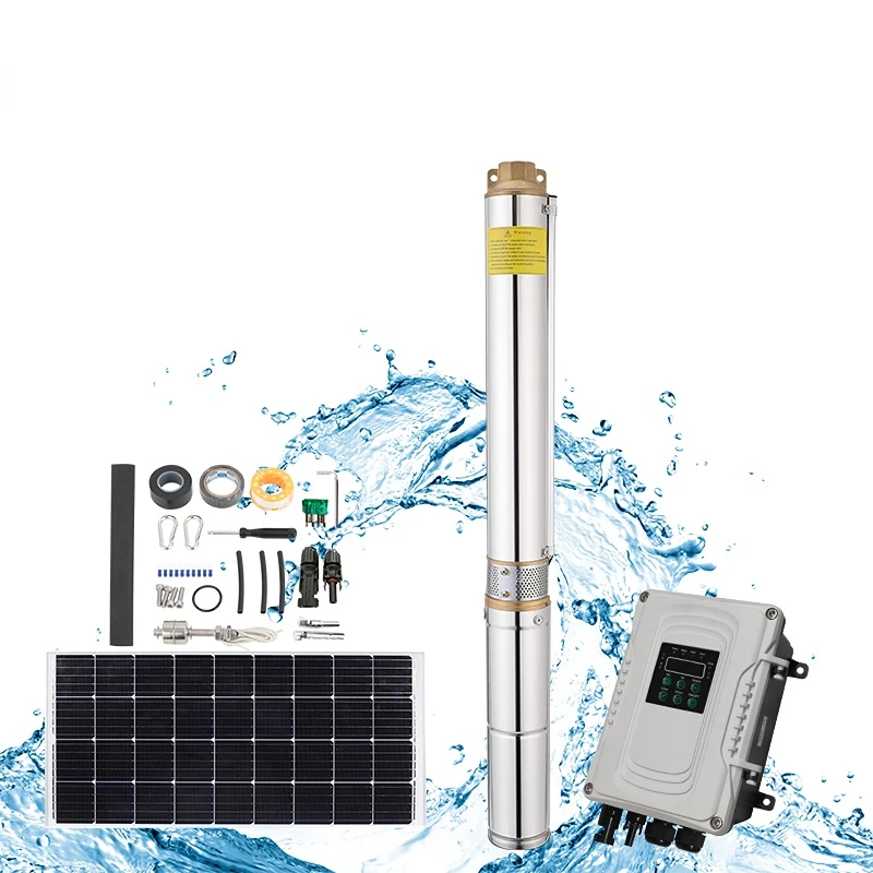 24v submersible submersible borehole system solar water pump controller for agriculture irrigation kit solar pump