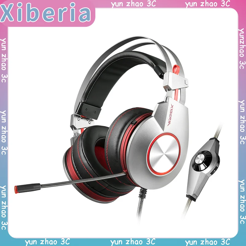 Xiberia K5 gaming earphones head mounted esports gaming earphones noise reduction and low frequency adaptation  PC mobile games