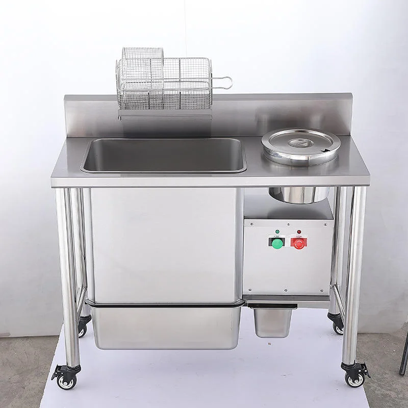 

Kitchen Equipment Electric Bread Flour Table Workbench with Automatic Flour Sieve