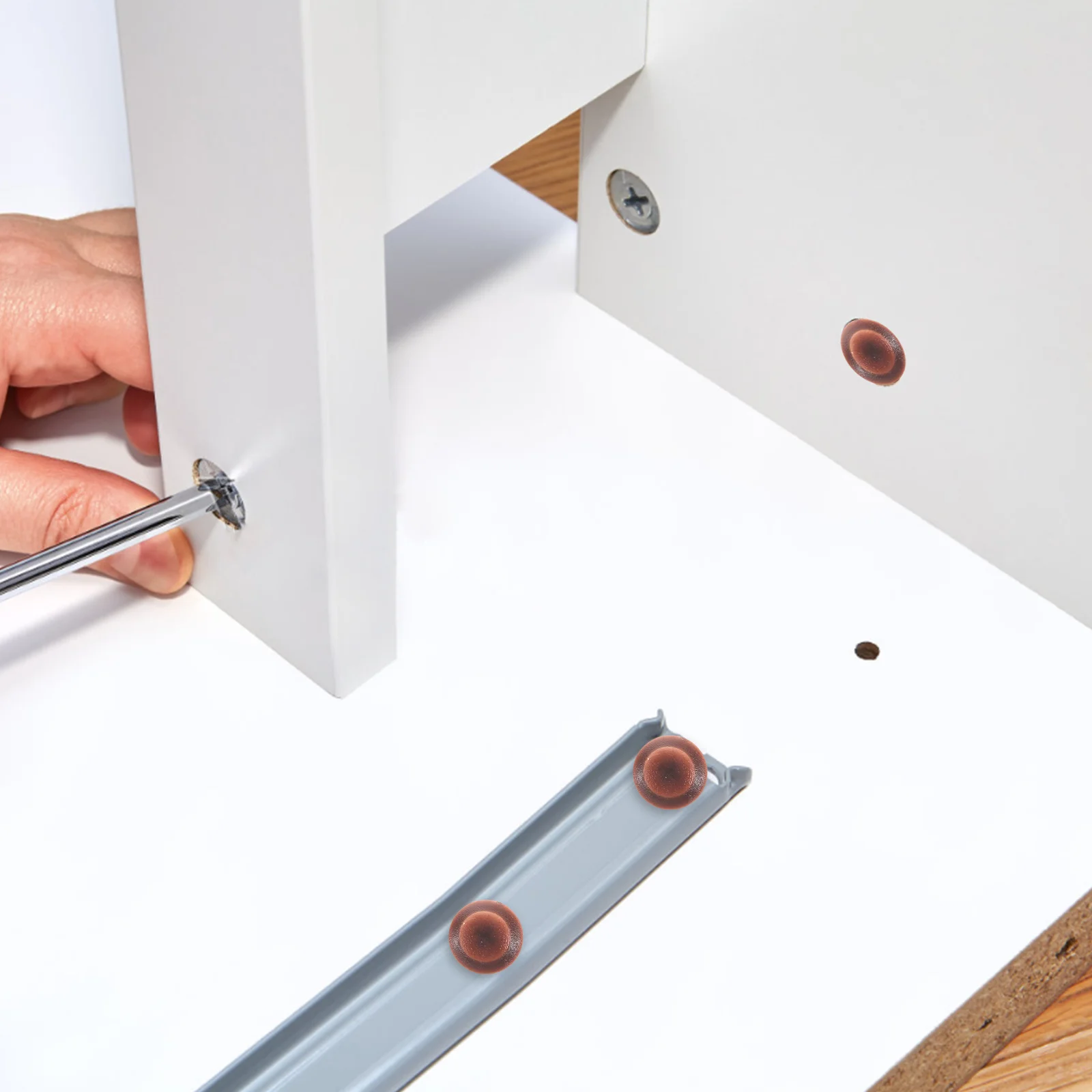 

500Pcs Plastic Dome Screw Caps Decorative Bolt Covers Lug Nut Protectors Fixture Screw Caps Lug Nut Covers Dome Cap Protectors