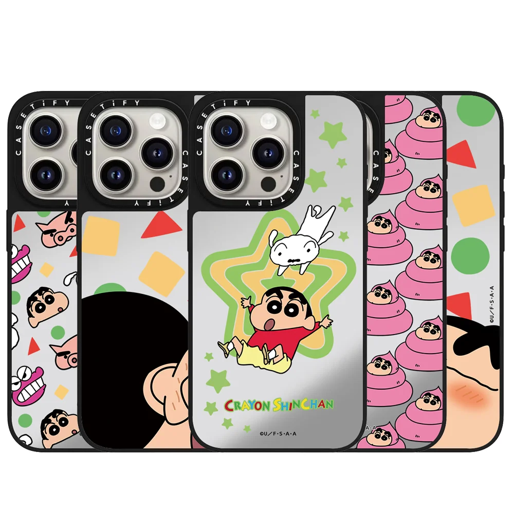 

CASETiFY Co-brand Crayon Shin-chan Cartoon Series Magnetic Case for iPhone 17 15 16 14 13 Pro Max Air Plus Protect Cover