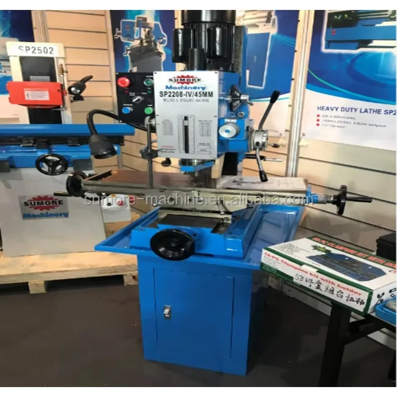 Universal Vertical Bench Milling Machine Zay7045fg/1 Gear-Driven Drilling Tapping Milling Machine SP2208-IV 1.5KW Light