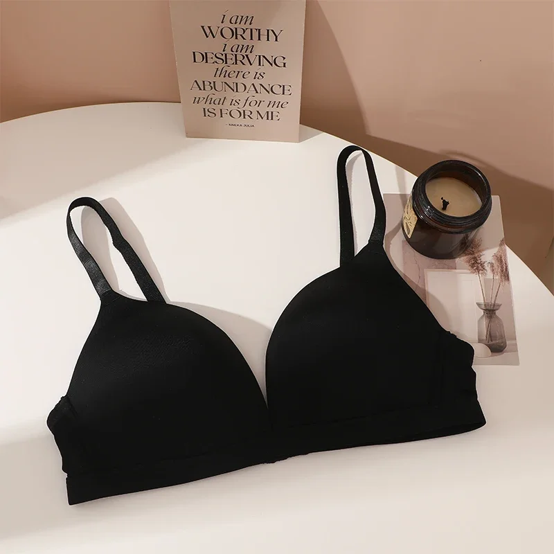 FINETOO Adjustable Strap Bralette Plunge Sexy Lingerie Seamless Women Bra Sexy Lace Underwear Female Soft Push Up Bra ﻿