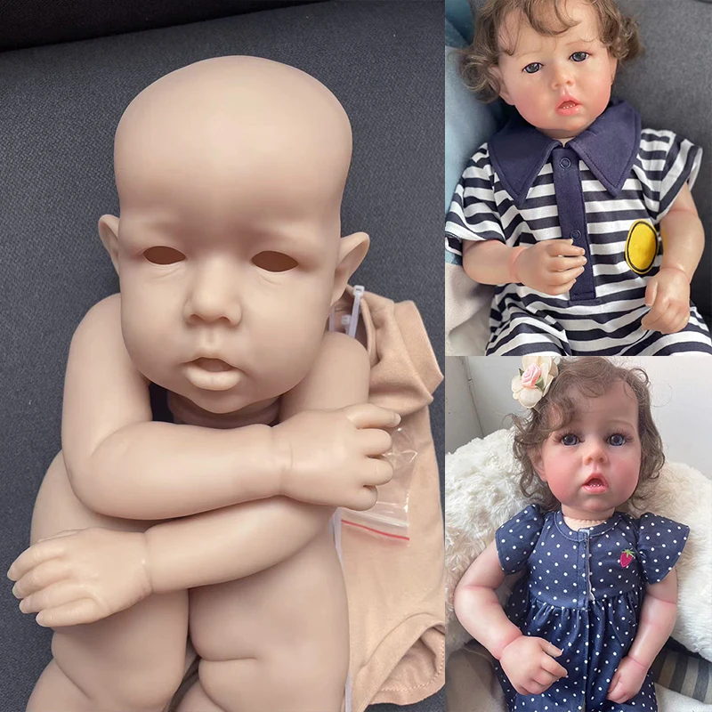 

20inch/28Inch Liam Reborn Doll Kit Huge Baby Toddler Reborn Soft Touch Fresh Color Unpainted Unfinished Doll Blank Parts Drop