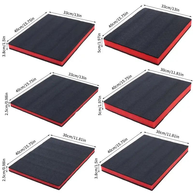 NEW Cuttable Tool Box Foam Inserts For Cases Tool Box Liner Polyethylene Sheets Toolbox Organizer And Storage Shadow view 6