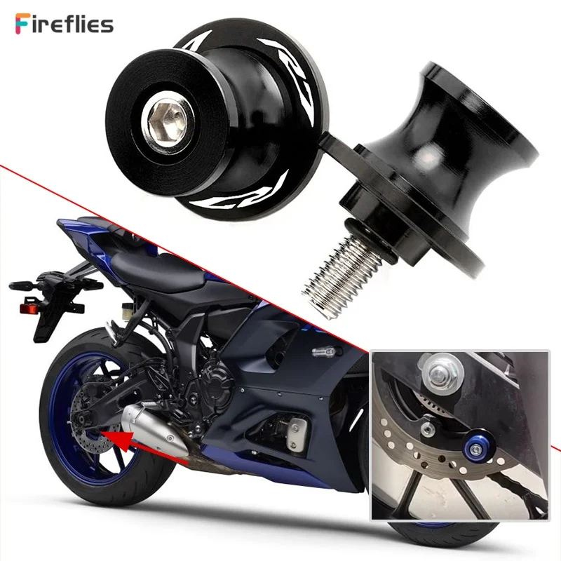 

Для Yamaha Yzfr7 Yzf R7 2021 2022 2023 2024 аксессуары для мотоциклов, слайдер маятника, катушки, аксессуары, винты для подставки 6 мм