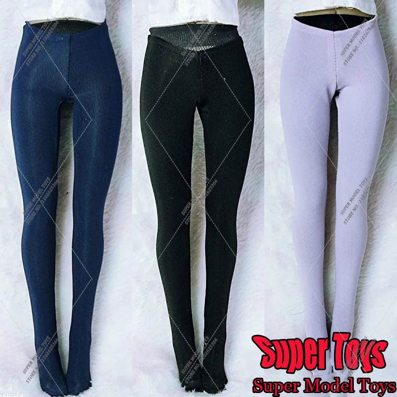 1/6 Woman Soldier Imitation Ice Silk Jumpsuit Pantyhose Multiple Breathable Cool Leggings Stocking Fit 12inch Action Figure Body