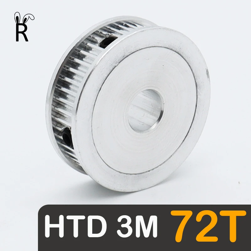 

HTD 3M 72Teeth Pulley Timing Pulley 3M Gear 72 Teeth Bore 5/6/8-22/25/40mm Belt Width 10/15mm HTD3M Pulley 72T Synchronous Wheel