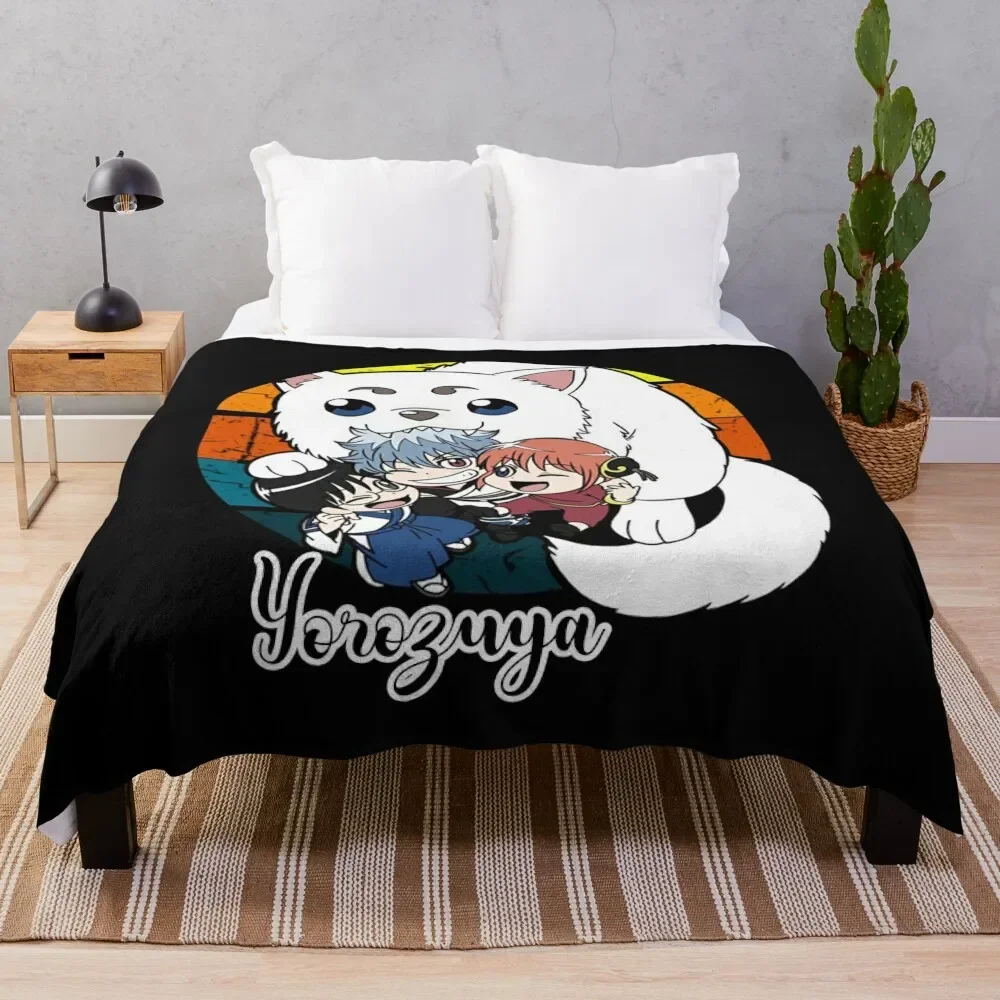 

Yorozuya Vintage Throw Blanket Thin Soft Blanket for Summer Night Sleeping