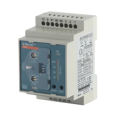 AC type over current alarm din rail earth leakage relay residual current relay for electrical circuit protection