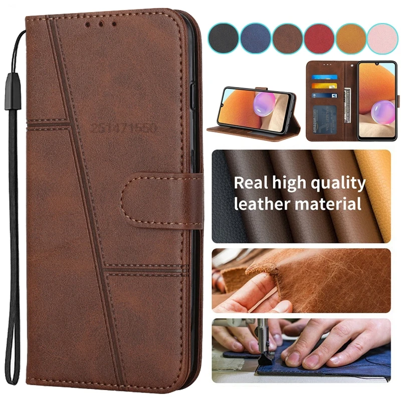 Leather Protect Phone Case For Samsung Galaxy M15 F15 5G M14 F14 SM-M156B/DSN E156B Magnetic Cases Flip Wallet Cover Book Coque