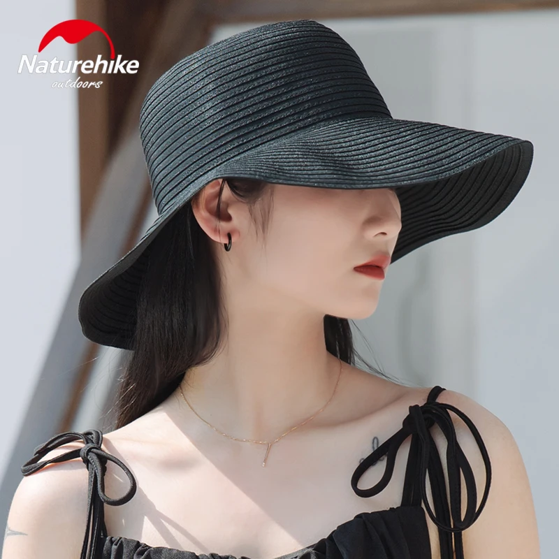 Naturehike Women's Hat Retro Enlarge  Brim Sun Hat Summer Cap Outdoor Beach Travel UPF50+ Sun UV Protection Foldable Portable