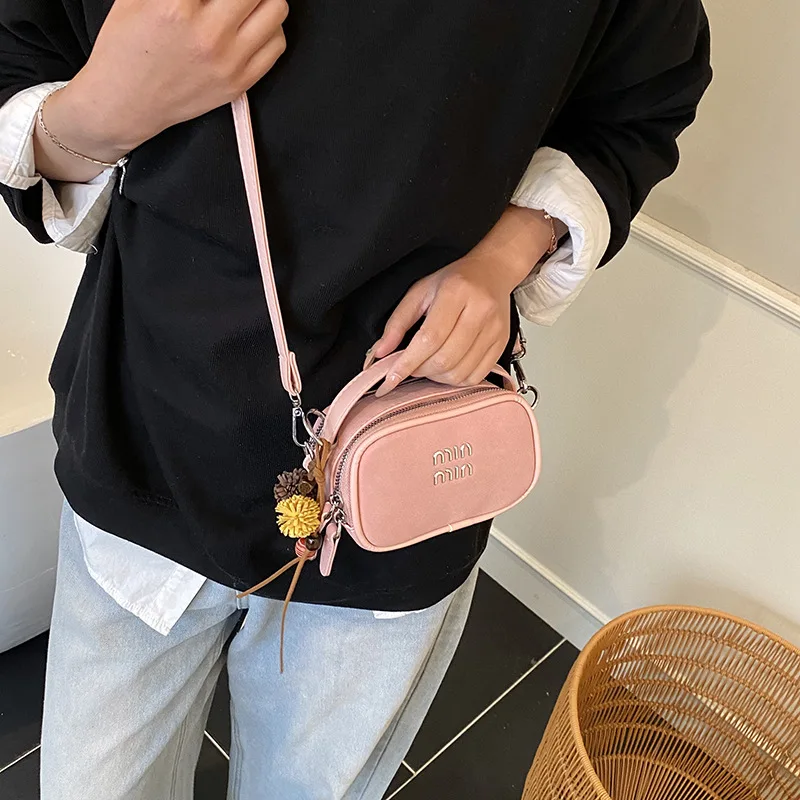 

2025 Style Mini Top Handle Bag, Adjustable Shoulder Purse for Girls, Candy-Color Vegan Leather Day Out Carryall, Whimsical Tote