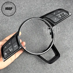 For Audi RS3 RS4 RS5 A3 A4 A5 S3 S4 S5 2017-2021 Steering Wheel Button Frame Trim Accessories