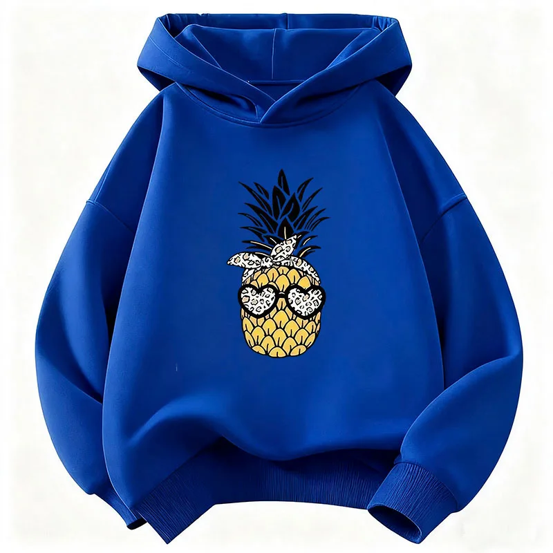 Kawaii Frucht-Design Kinder-Sweatshirts Kinderpullover Frühlings-Hoodie Lässiger Kapuzenpullover für Jungen Mädchen Kleidung Lustig