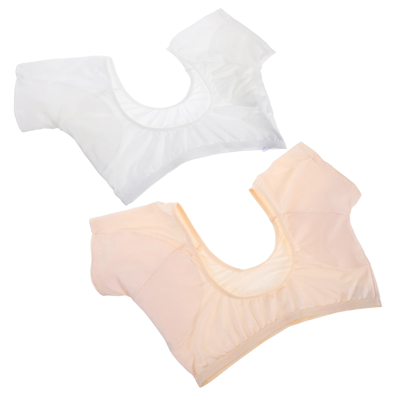 Gilet absorbant la sueur sous les bras, 2 pièces, maille respirante à séchage rapide, coussinets Anti-taches en Polyester doux, réutilisables et lavables