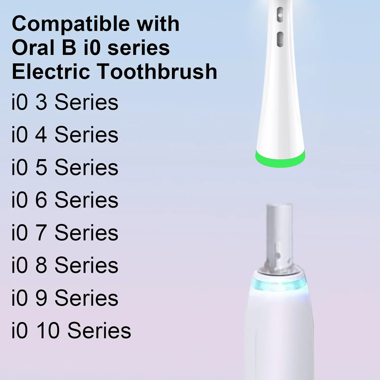 2/4/8 Pack Toothbrushes Head, Compatible with Oral B iO 2/3/4/5/6/7/8/9/10 Series Electric Toothbrush Replacement Brush Heads