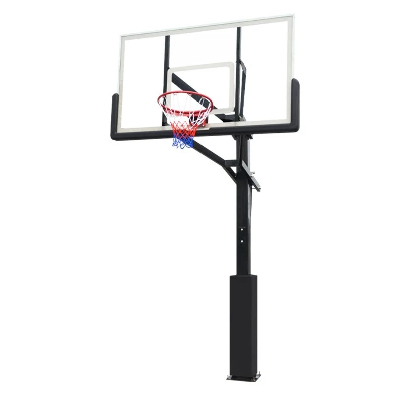 

Adult outdoor adjustable lifting buried basketball hoop outdoor basket