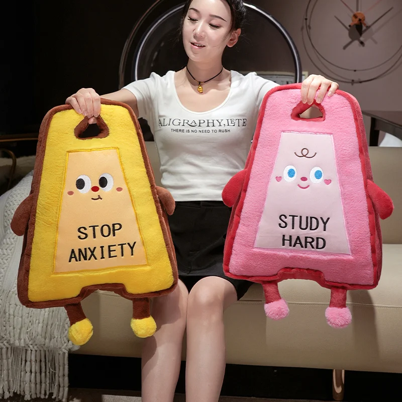 

Soft Humorous Couple Pillow for Sofa/Bed/Office Anti-Slip Base Washable Cute Home Decor Gift High Quality Affordable Cushion