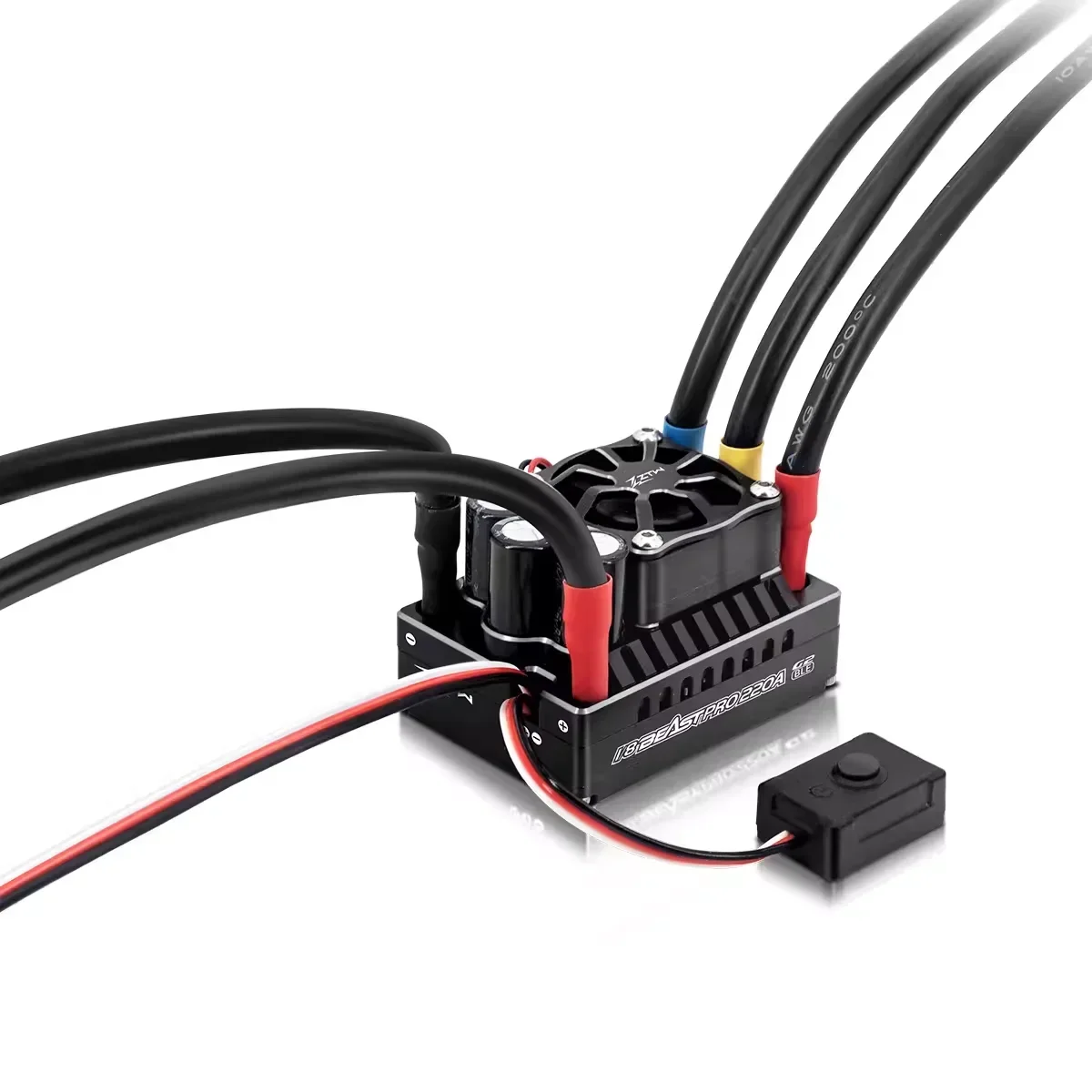 ZTW 32Bit Beast PRO 220A G2 ESC Turbo 6A BEC Brushless Speed Controller Built in Bluetooth For 1/8 RC Car Off-road On-road Buggy view 5