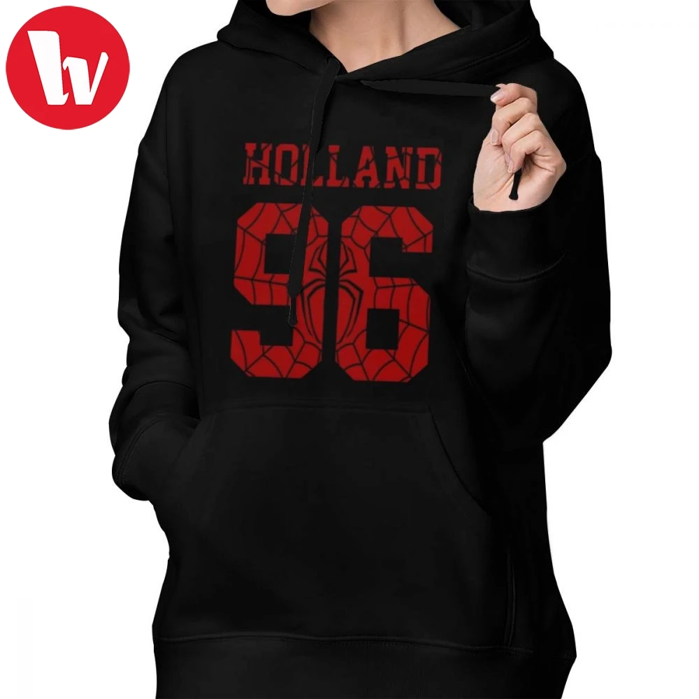 Tom Holland Hoodie Holland Hoodies Streetwear Sexy Hoodies Women Long Sleeve Cotton Printed Oversize Grey Pullover Hoodie