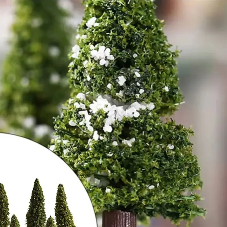 Model Trees Miniature Trees Christmas Village Trees For Scenics 15-Pcs For DIY Landscapes To Create A More Natural Look