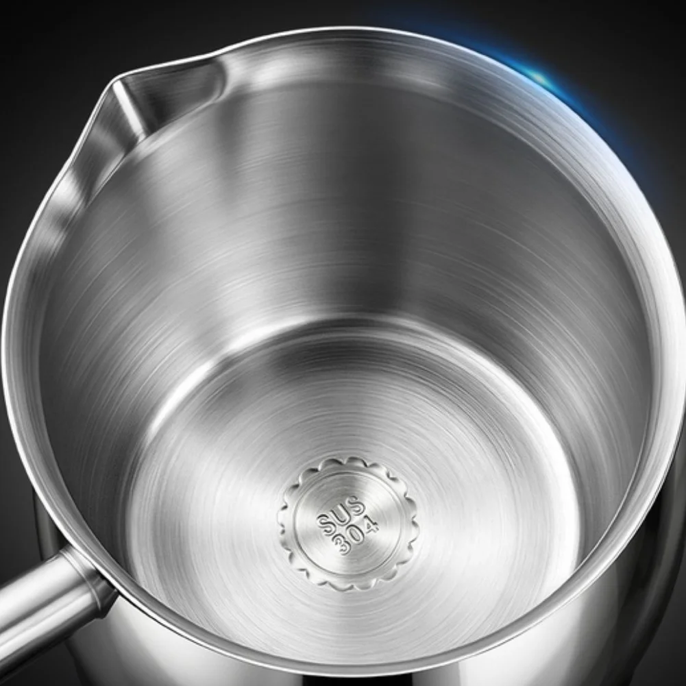Tea For brewing Milk Pot with Gooseneck Spout and Built-in Mesh Filter for Controlled Flow and Reduced Sediment in Final Pour