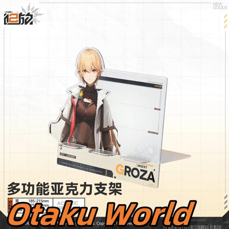 In stock Otaku Groza Nemesis Charolic Colphne Vepley Cheeta Qiongjiu Acrylic desktop stand ornament Girls Frontline 2:Exilium
