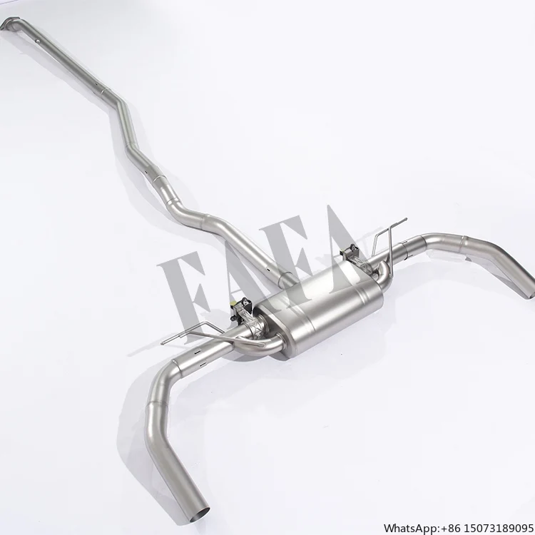 For  Mondeo 2.0T Exhaust System Mid-tail High-performance Electric Valve Cat Back Exhaust Pipe Muffler