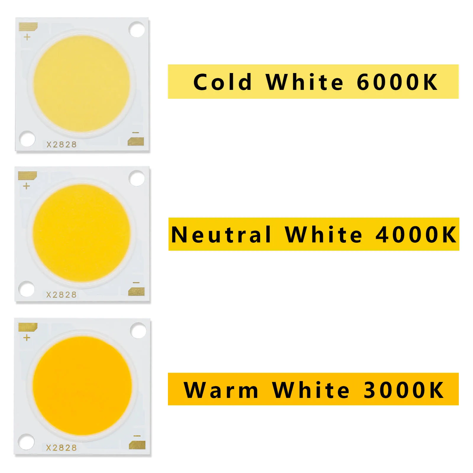 LED COB Chip 36-60W DC36-39V High Power Integrated Lamp Beads 750-1500mA 3000K 4000K 6000K Spotlight Downlight Accessories DIY