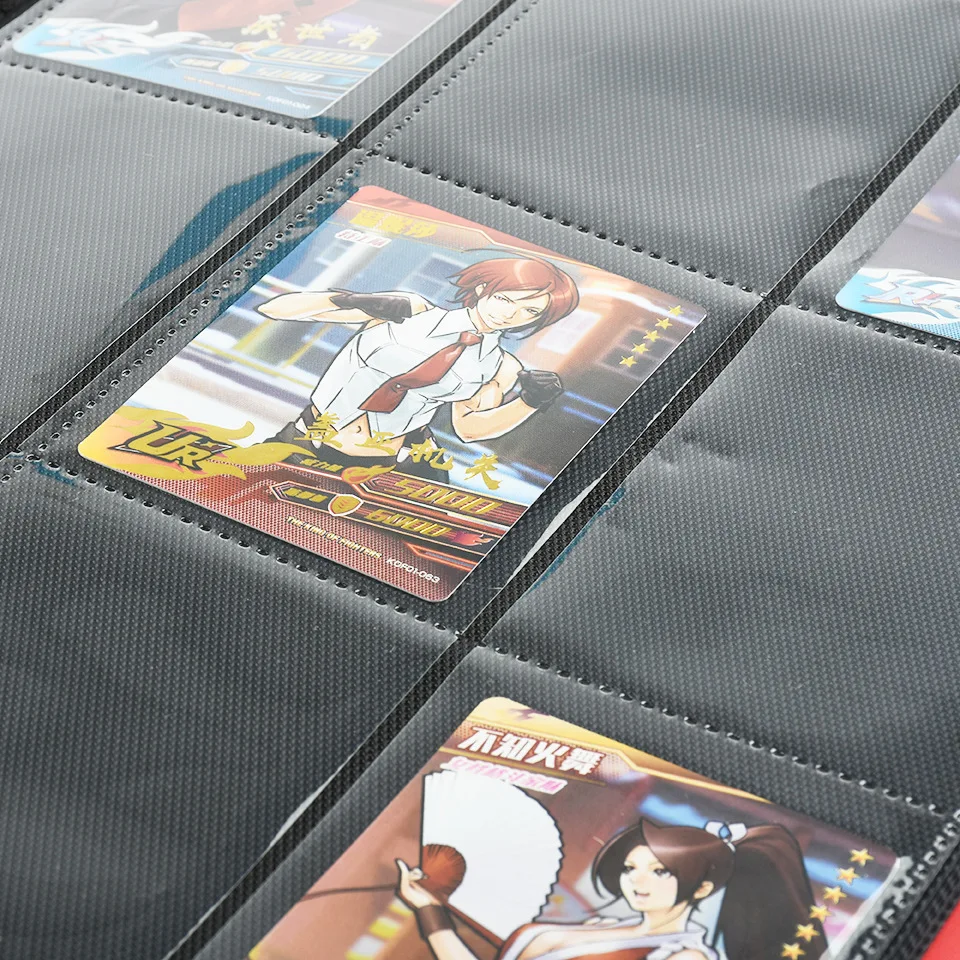 Makeasy Card Binder 9 Pocket Trading Card Binder Holds 360 Cards Sleek Card Album Sturdy Card Game Flash Card Collection Folder