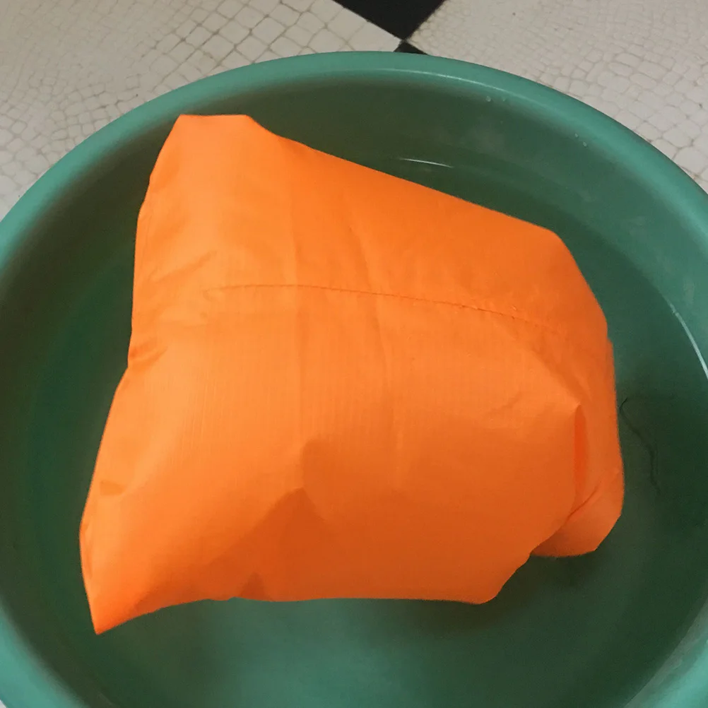 Bolsa seca de seguridad para flotador de natación, boya de anclaje impermeable 3 en 1 para nadar, snorkel, surf, rojo y naranja