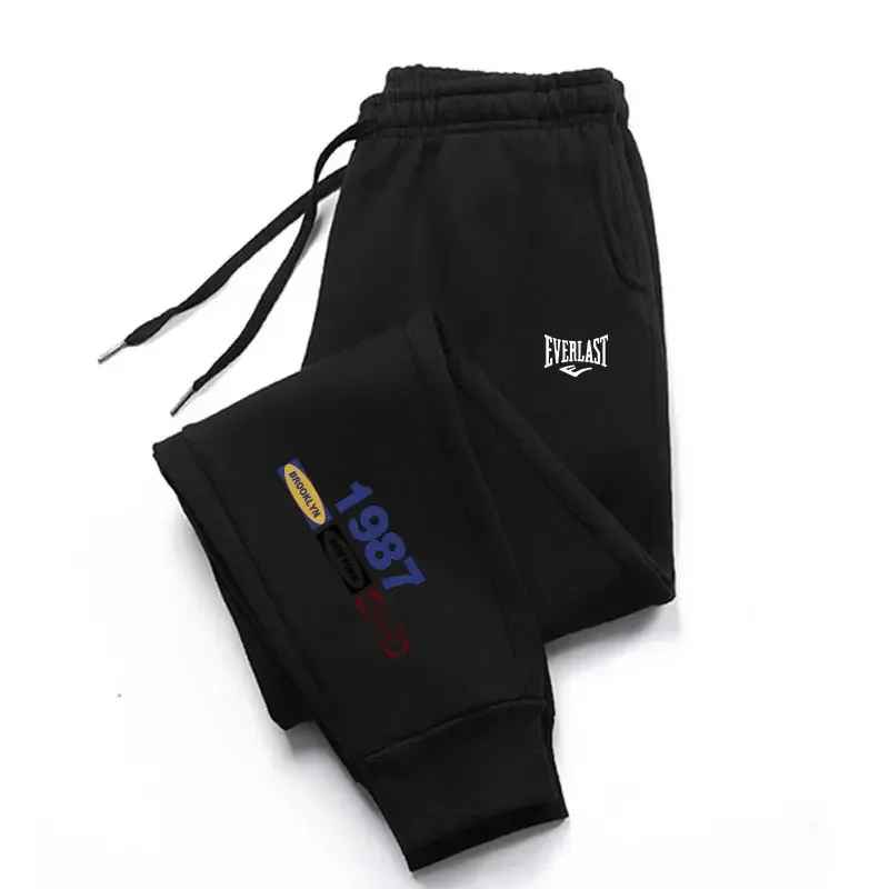 

New autumn running pants, men's and women's gym pants winter pants sportswear fleece running pants