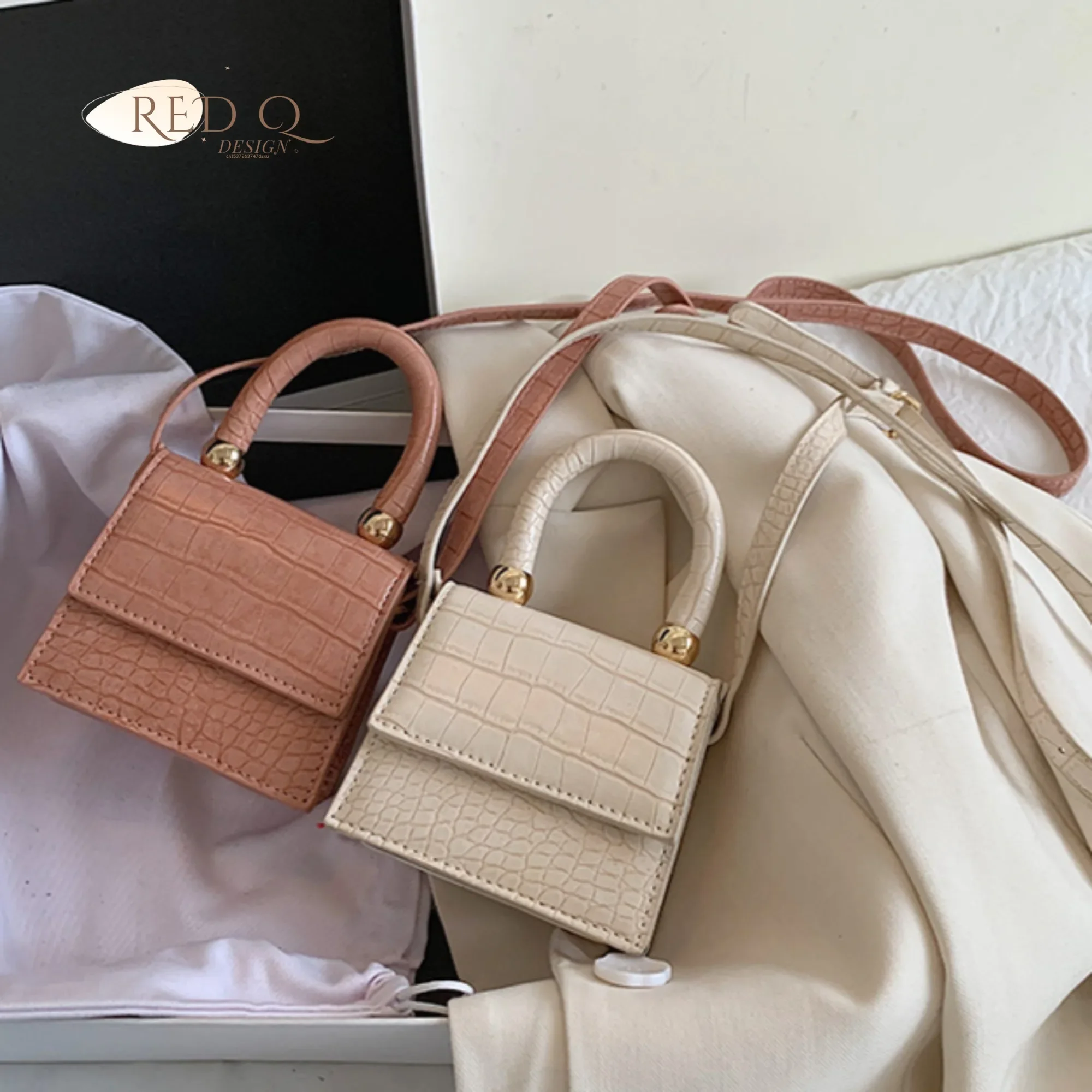 

Crocodile Pattern Crossbody Bags For Women New Quality PU Leather Women Designer's Handbags Small Shoulder Messenger Bags